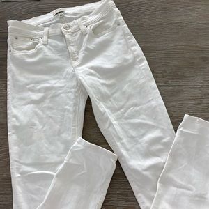 JCREW white toothpick jeans